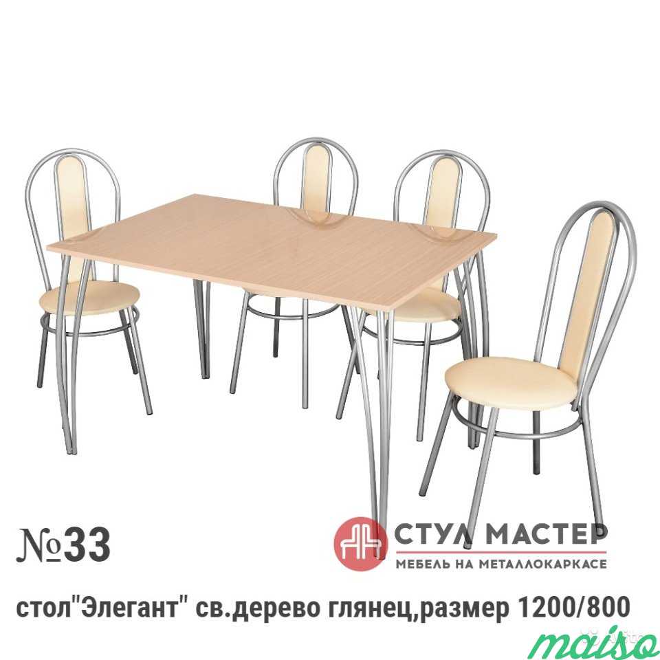 Столы и стулья для кухни и кафе в Москве. Фото 2