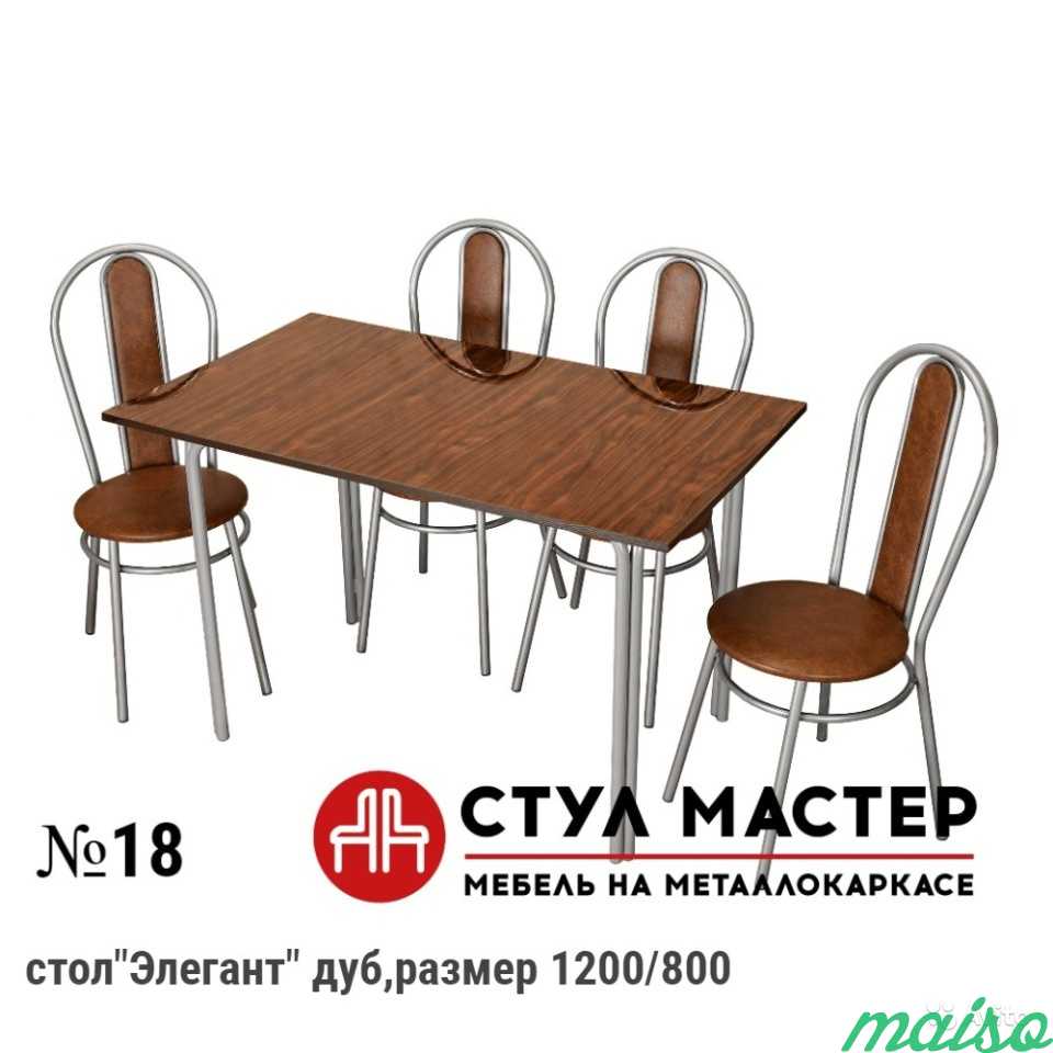 Столы и стулья для кухни и кафе в Москве. Фото 3