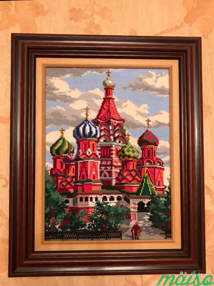 Картина «Храм Василия Блаженного» в Москве. Фото 1