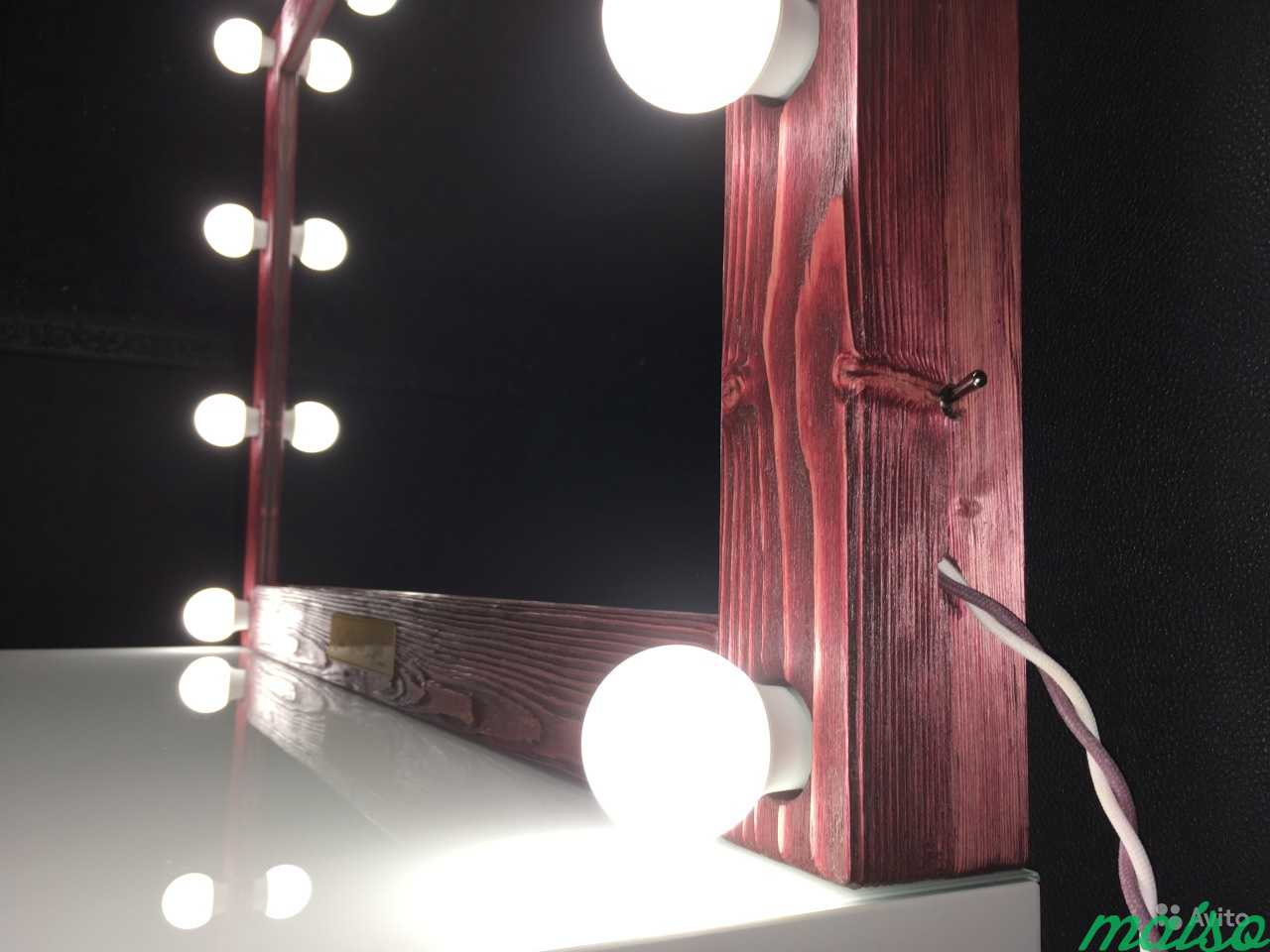 Туалетный столик + гримерное зеркало с лампочками в Москве. Фото 8