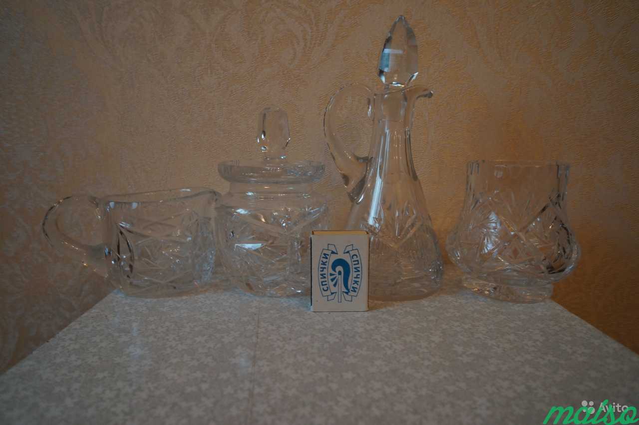 Продаю набор соусников из богемского хрусталя в Москве. Фото 1