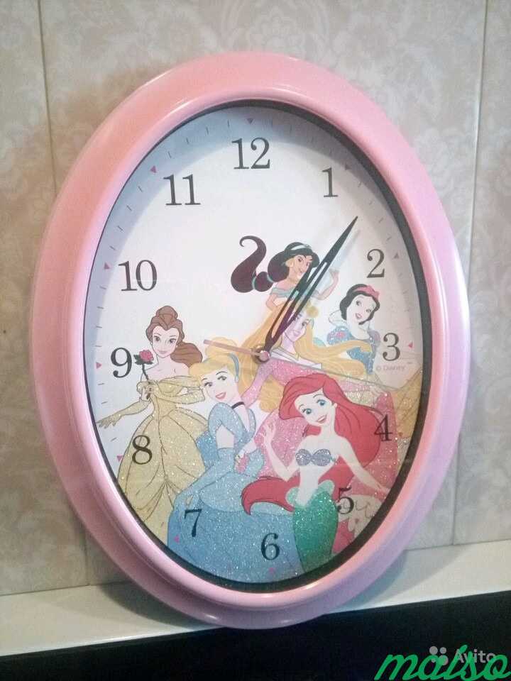 Часы настенные с принцессами Disney в Москве. Фото 1