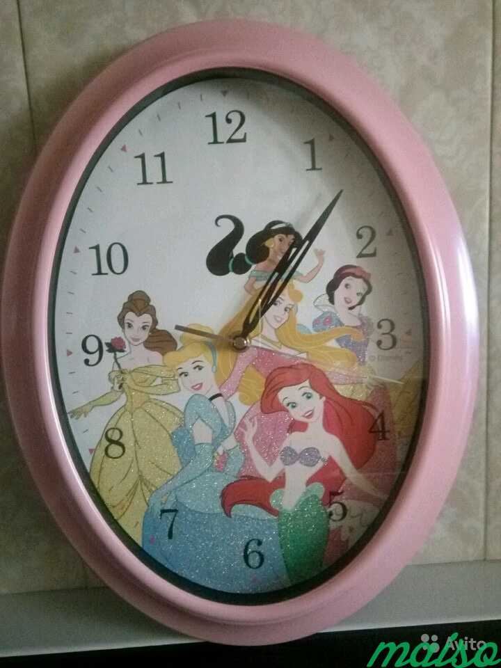Часы настенные с принцессами Disney в Москве. Фото 3