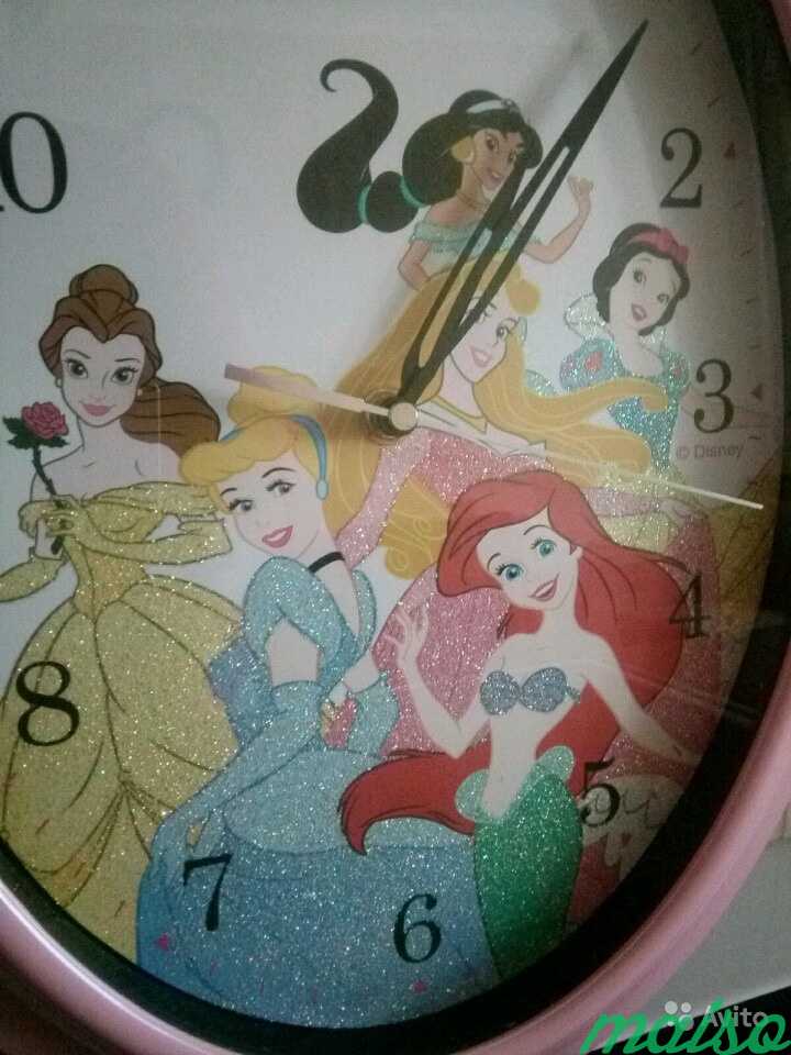 Часы настенные с принцессами Disney в Москве. Фото 2