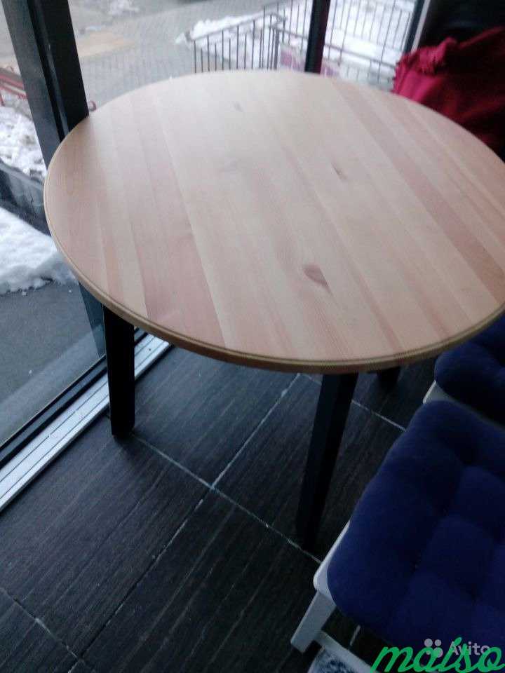 Стол круглый и два стула в комплекте в Москве. Фото 1