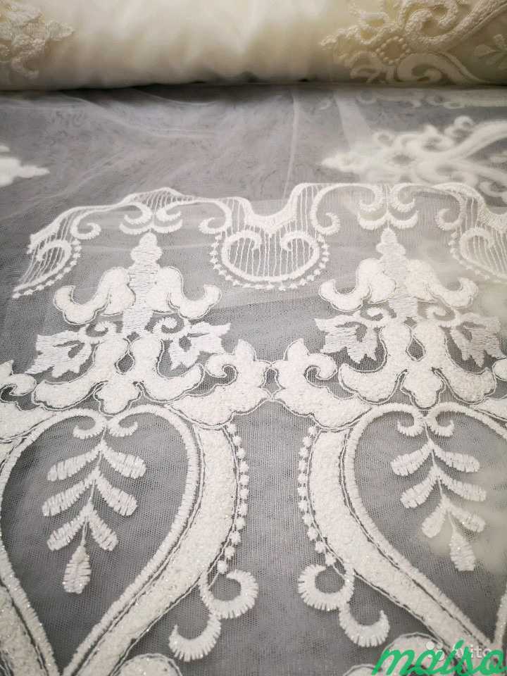 Сетка вышивка, шторы, ткани для штор в Москве. Фото 2