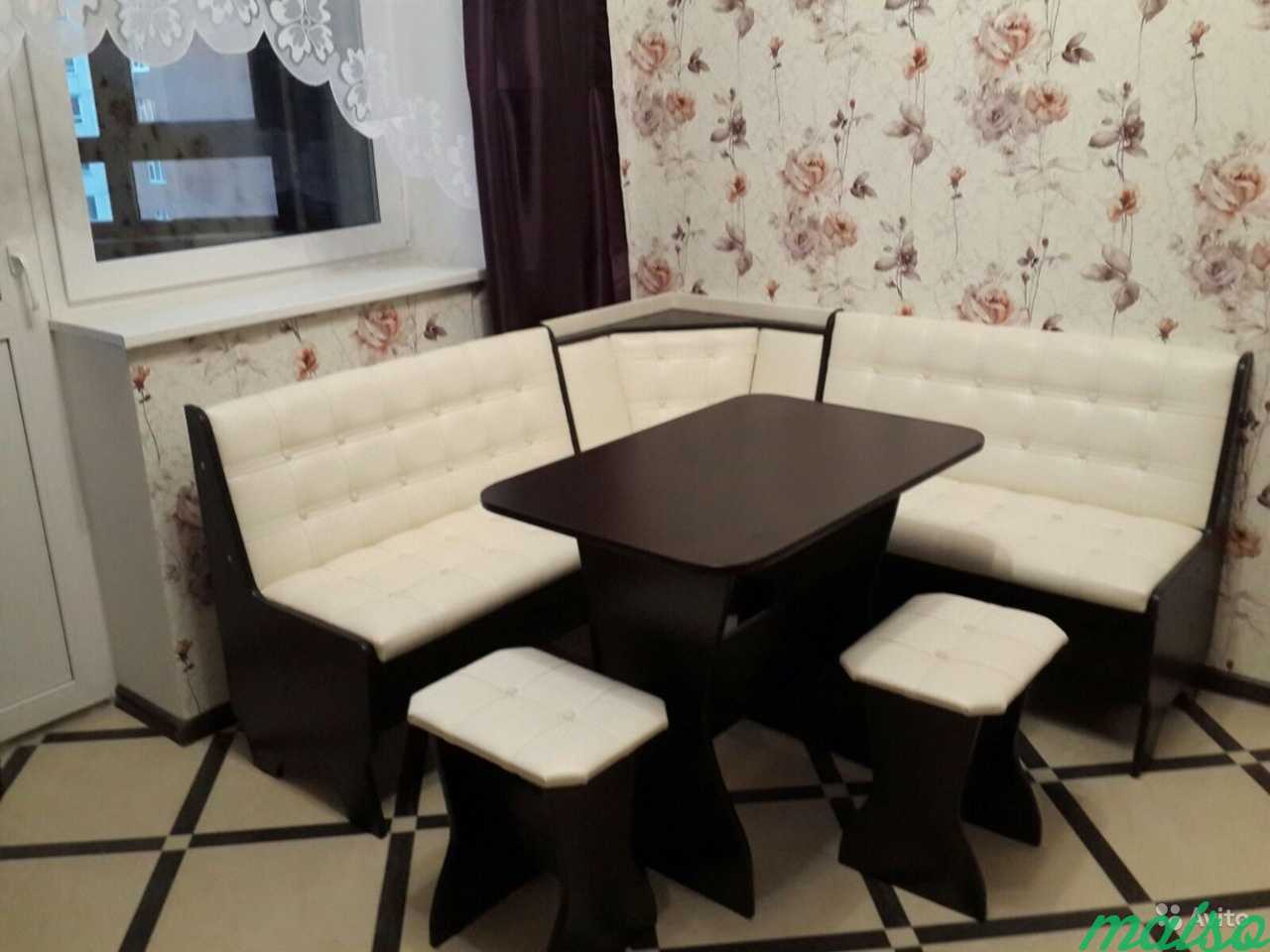 Кухонный уголок новый со столом и табуретами в Москве. Фото 2