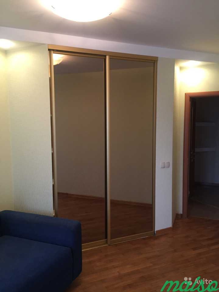 Зеркальные двери гардеробной или шкафа-купе в Москве. Фото 1