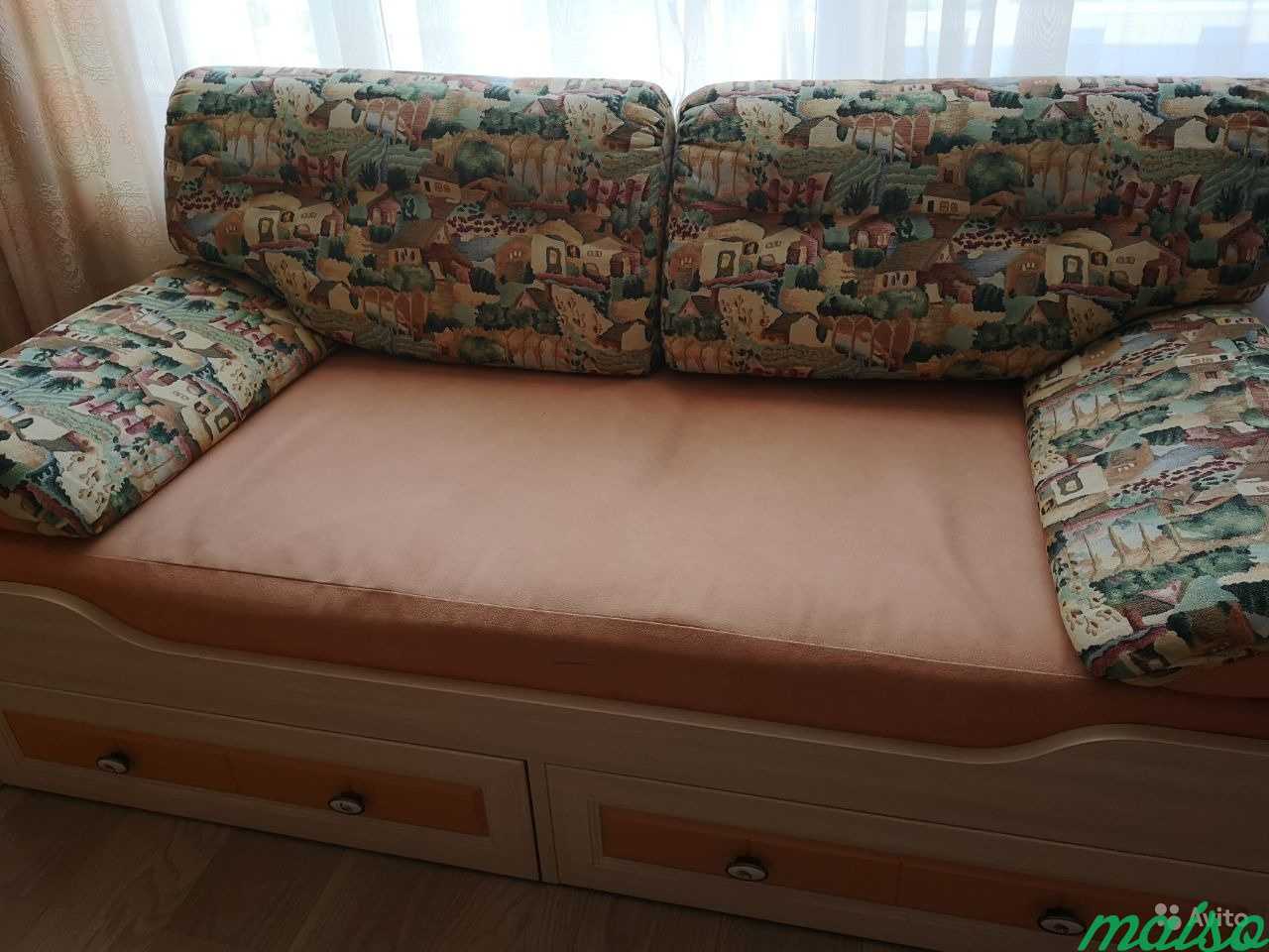 Комплект диванных подушек с чехлом на матрас в Москве. Фото 5