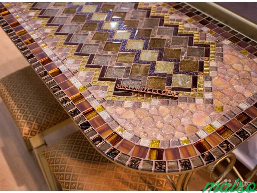 Мозаичные столы в Москве. Фото 3