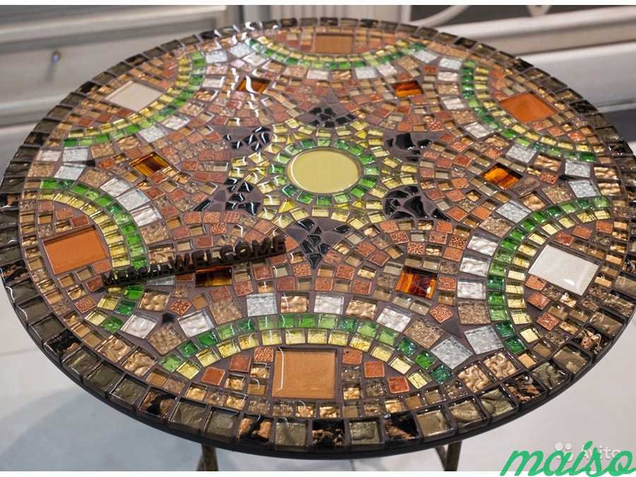 Мозаичный стол в Москве. Фото 2