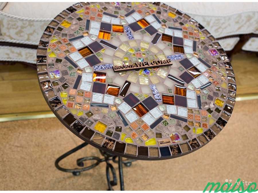 Журнальный столик мозаика в Москве. Фото 2