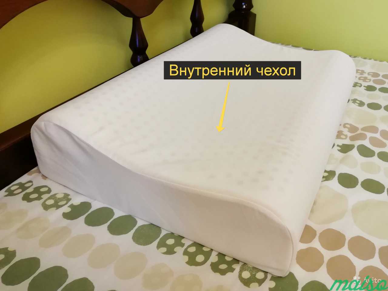 Латексная подушка Xiaomi Mi 8H Z2 (+2 наволочки) в Москве. Фото 3