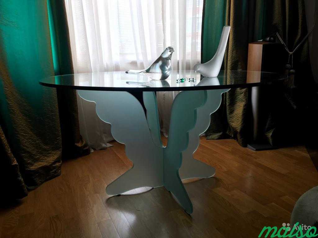 Итальянский стеклянный обеденный стол в Москве. Фото 5