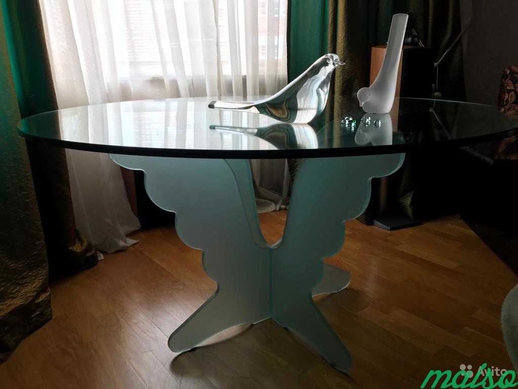 Итальянский стеклянный обеденный стол в Москве. Фото 7