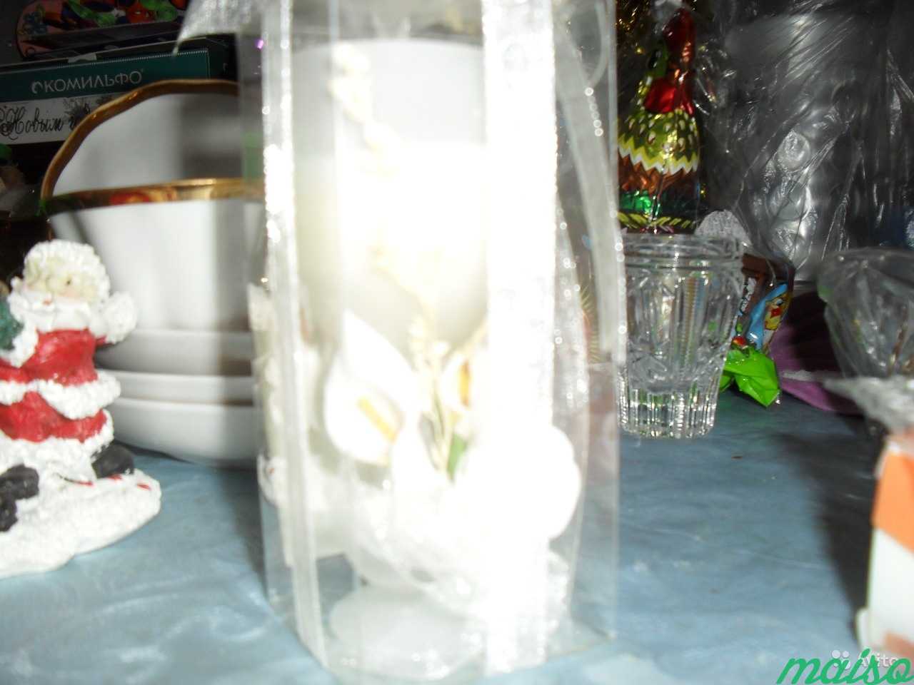 Декоративная свеча и подставка в Москве. Фото 2