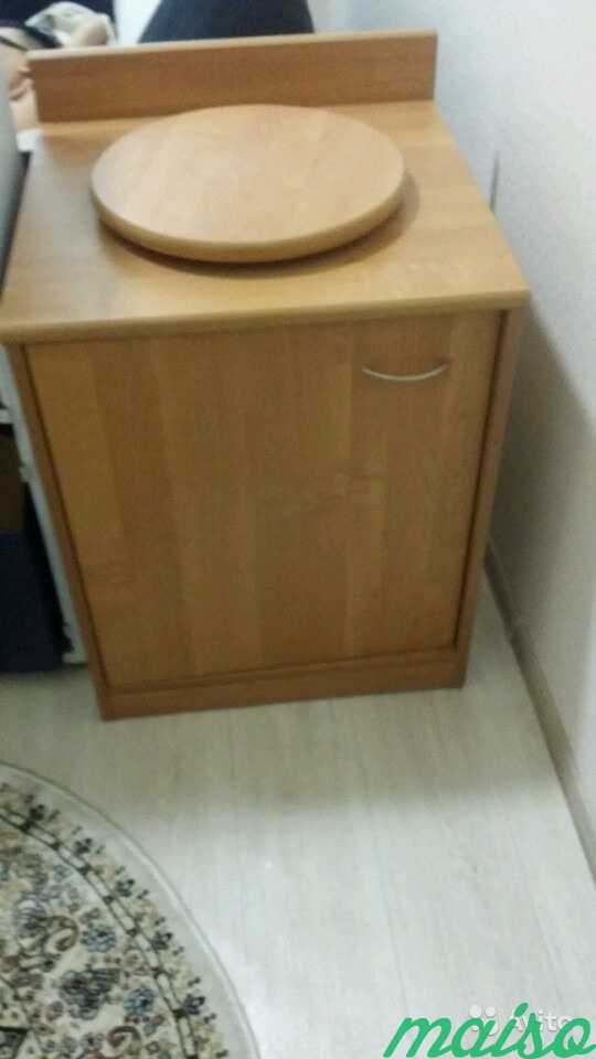 Ящик для мини холодильника и стол полукруглый наст в Москве. Фото 2