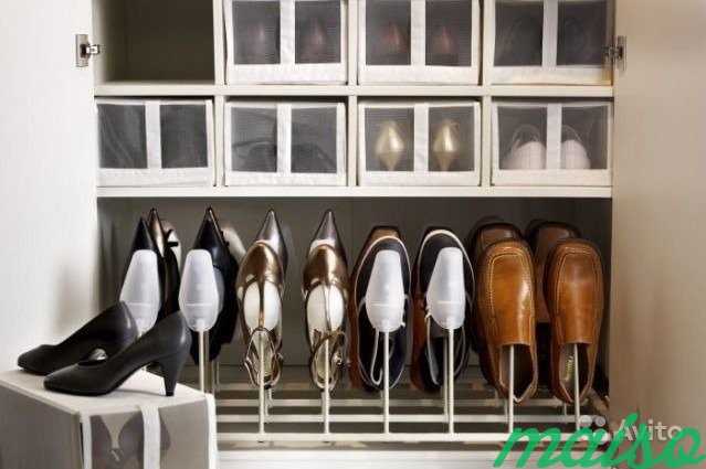 Выдвижная система хранения обуви в Москве. Фото 1