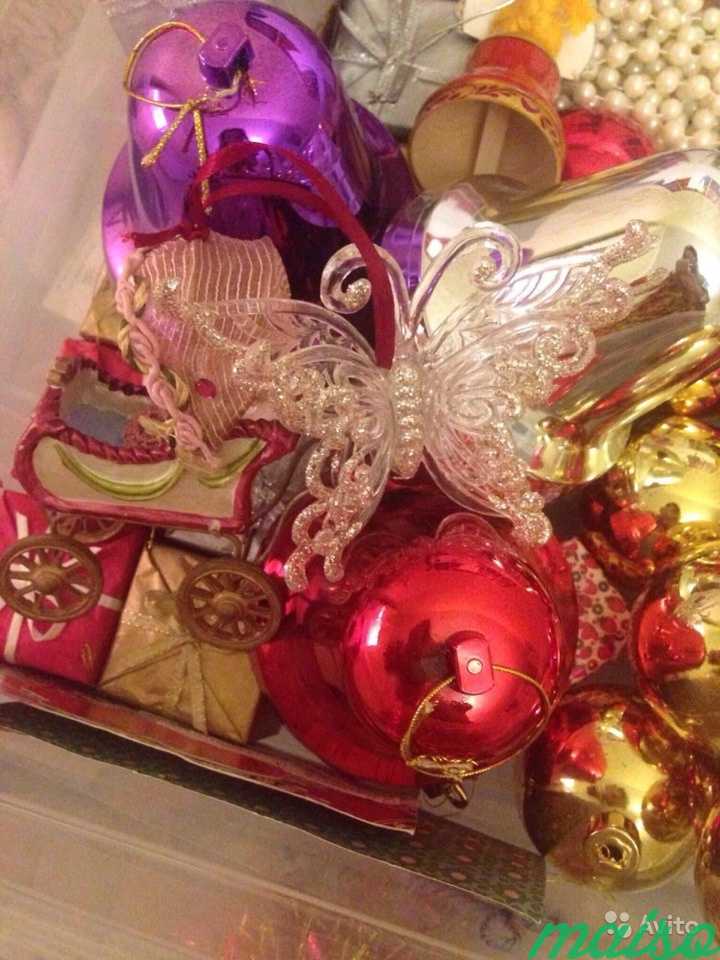 Новогодние украшения, игрушки, шары, мишура в Москве. Фото 2