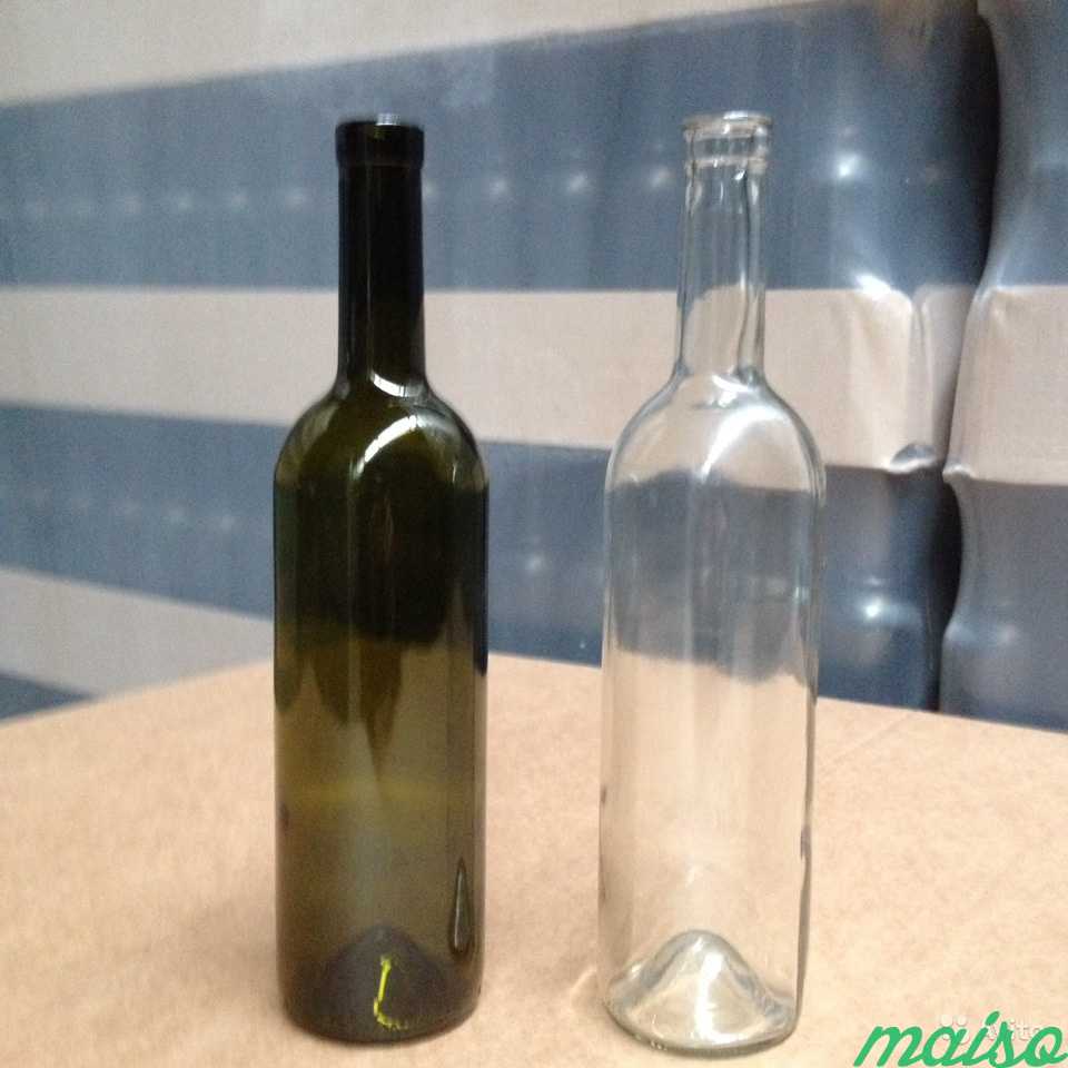 Бутылка винная 0.75 л (Бордо) в Москве. Фото 1