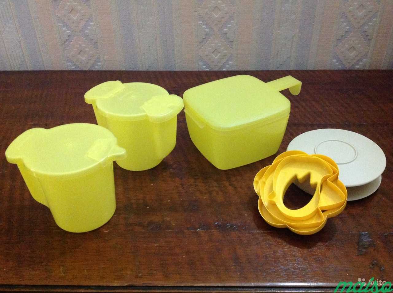 Набор Tupperware в жёлтом цвете в Москве. Фото 1