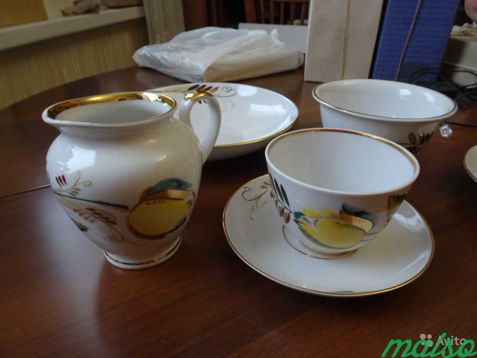 Чайный сервиз из фарфора - новый - лфз в Москве. Фото 4