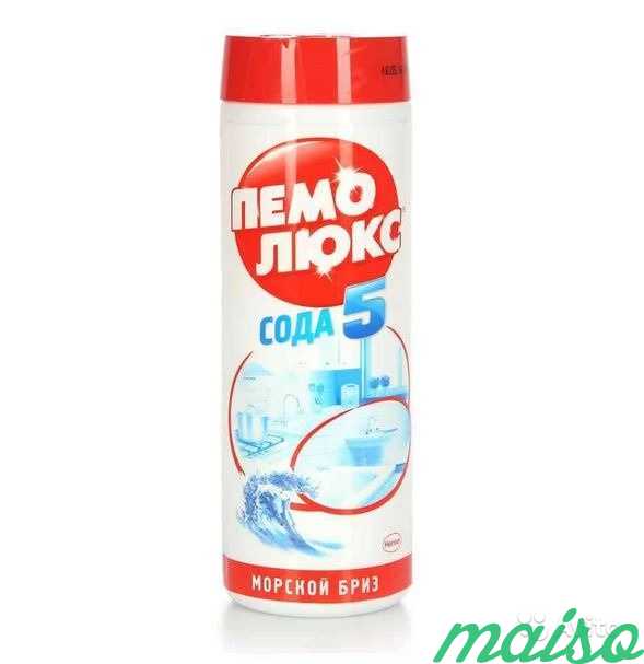 Чистящий порошок пемолюкс Морской 400гр 1/36 в Москве. Фото 1