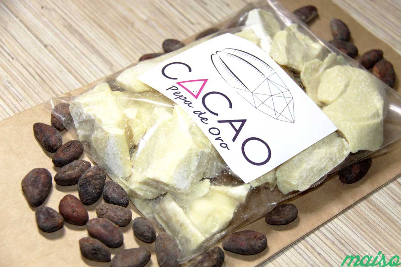 Натуральное какао масло Эквадор в Москве. Фото 1