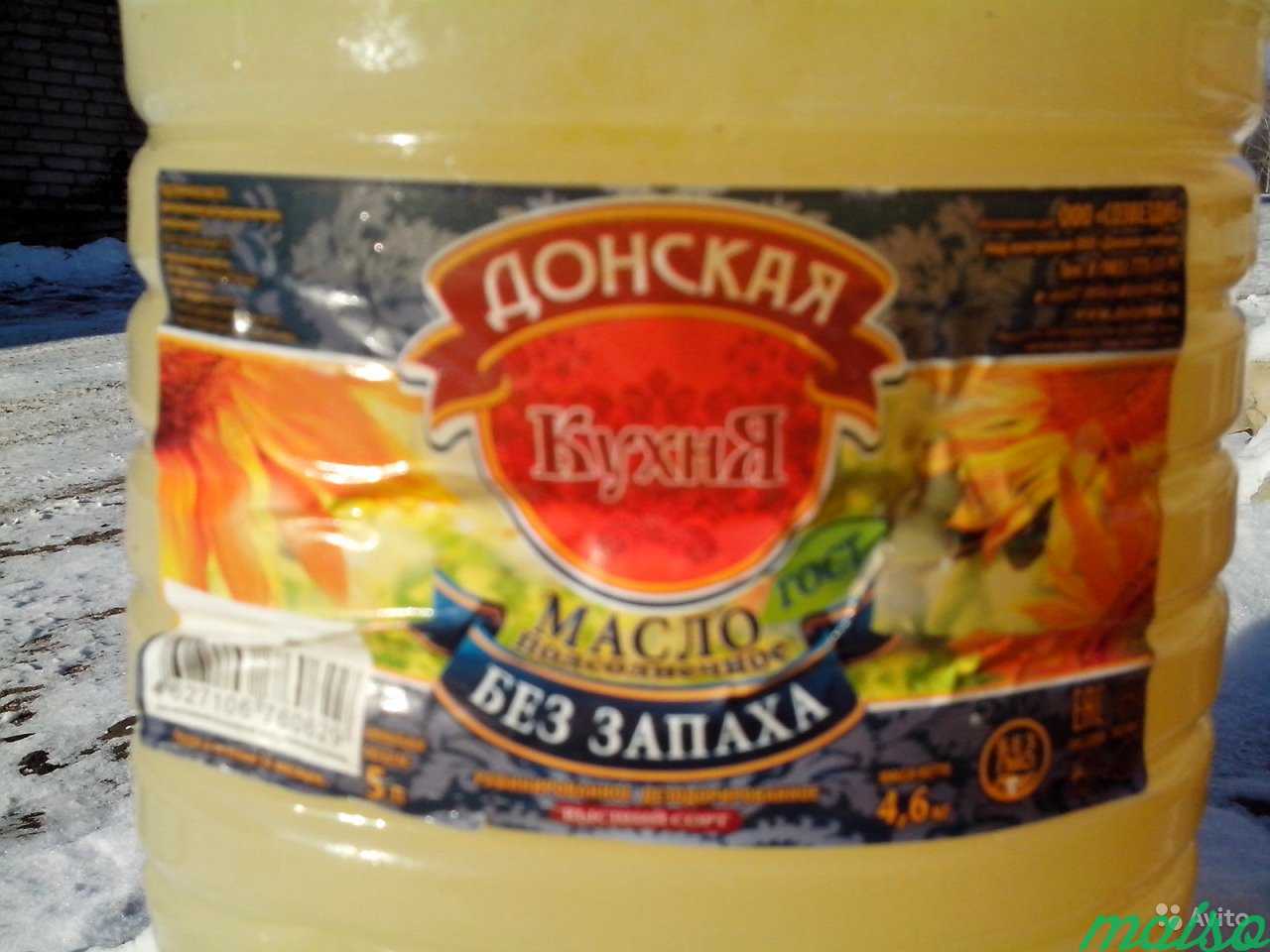 Масло подсолнечное 5л в Москве. Фото 2