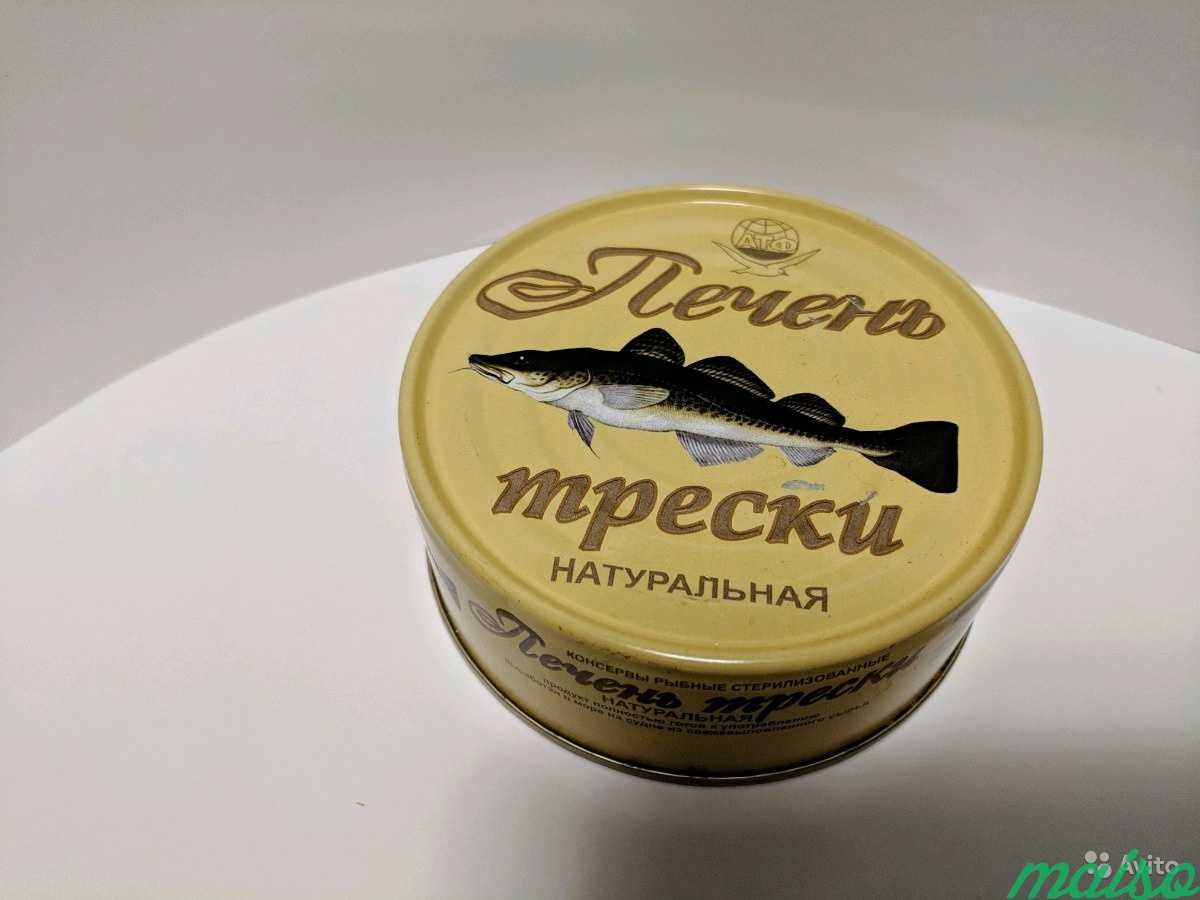 Консервы Печень трески натуральная в Москве. Фото 1
