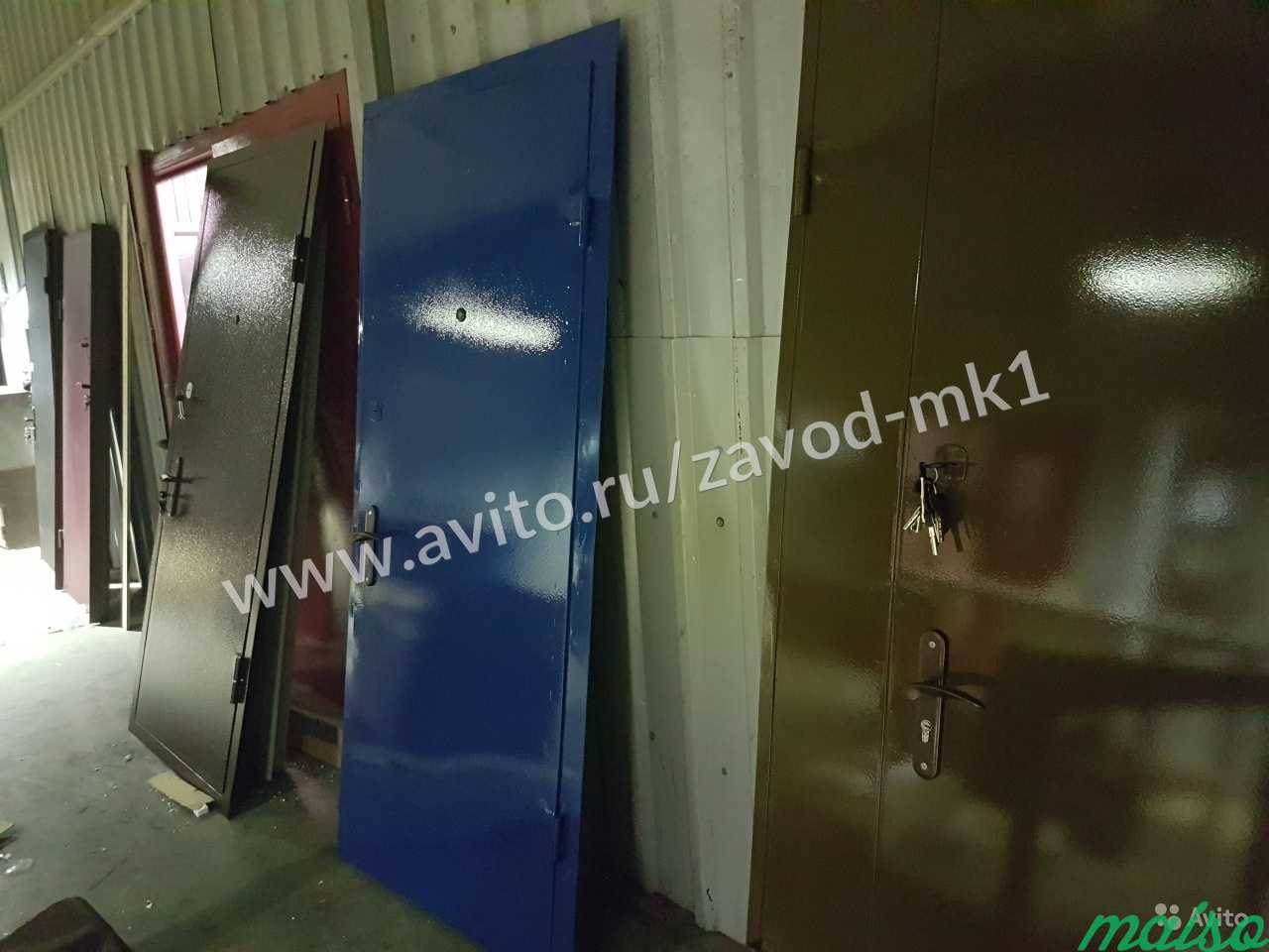 Двери из металла с отделкой мдф+ порошок в Москве. Фото 2