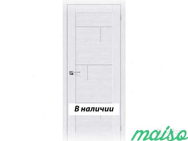 Дверь межкомнатная Эко Шпон Белая 74 в Москве. Фото 1