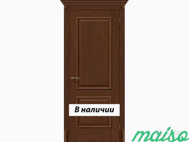 Дверь межкомнатная Эко Шпон Коричневая 73 в Москве. Фото 1