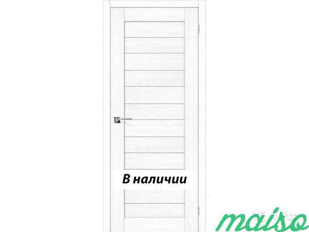 Межкомнатная дверь Эко Шпон Белая 24 в Москве. Фото 1