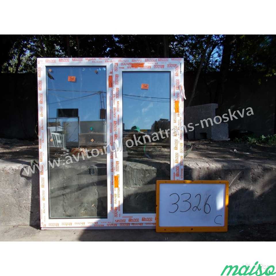 Окна Готовые Пластиковые 1400(в) х 1210(ш) № 3326Н в Москве. Фото 2