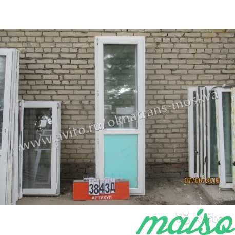 Пластиковые Двери Б У 2350 (в) х 730 (ш) № 3843Д в Москве. Фото 2