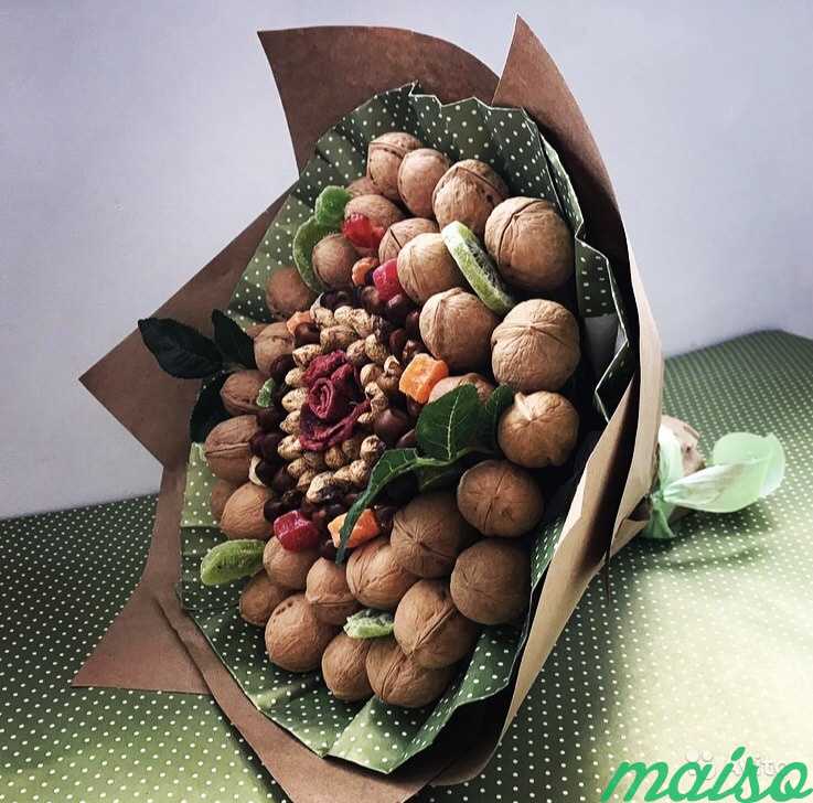 Букеты из орехов в Москве. Фото 5