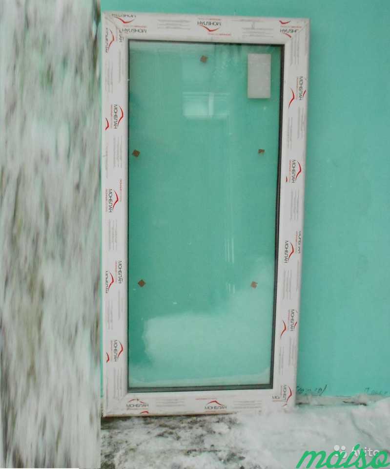 Окна пластиковые б/у 508х1195 мм в Москве. Фото 1