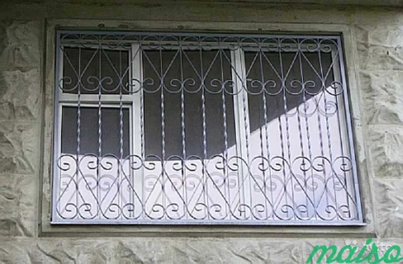 Сварные решетки на окна №15 в Москве. Фото 2