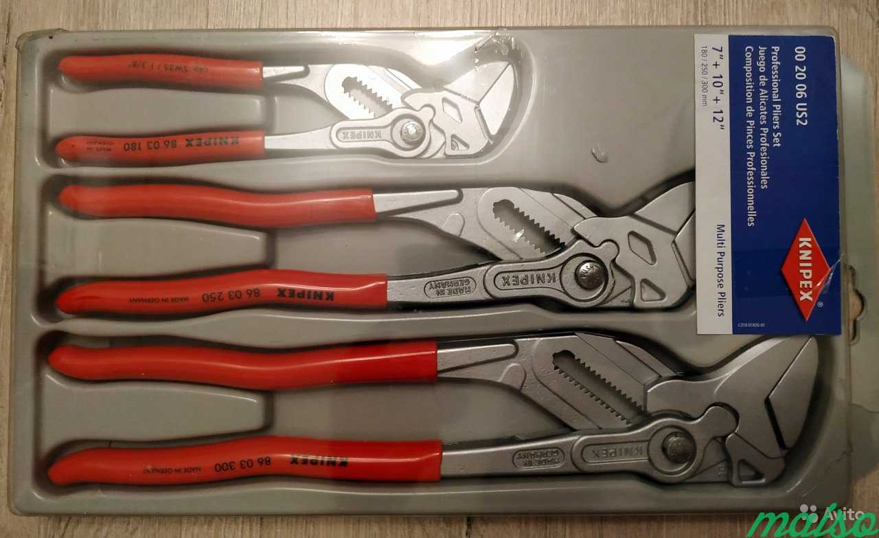 Knipex Tools 00 20 06 US2 переставные ключи-клещи в Москве. Фото 3