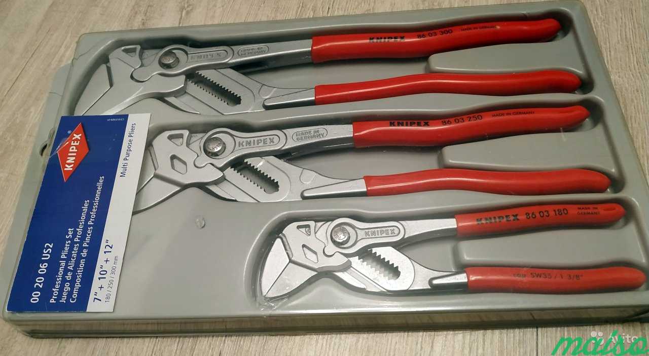 Knipex Tools 00 20 06 US2 переставные ключи-клещи в Москве. Фото 2