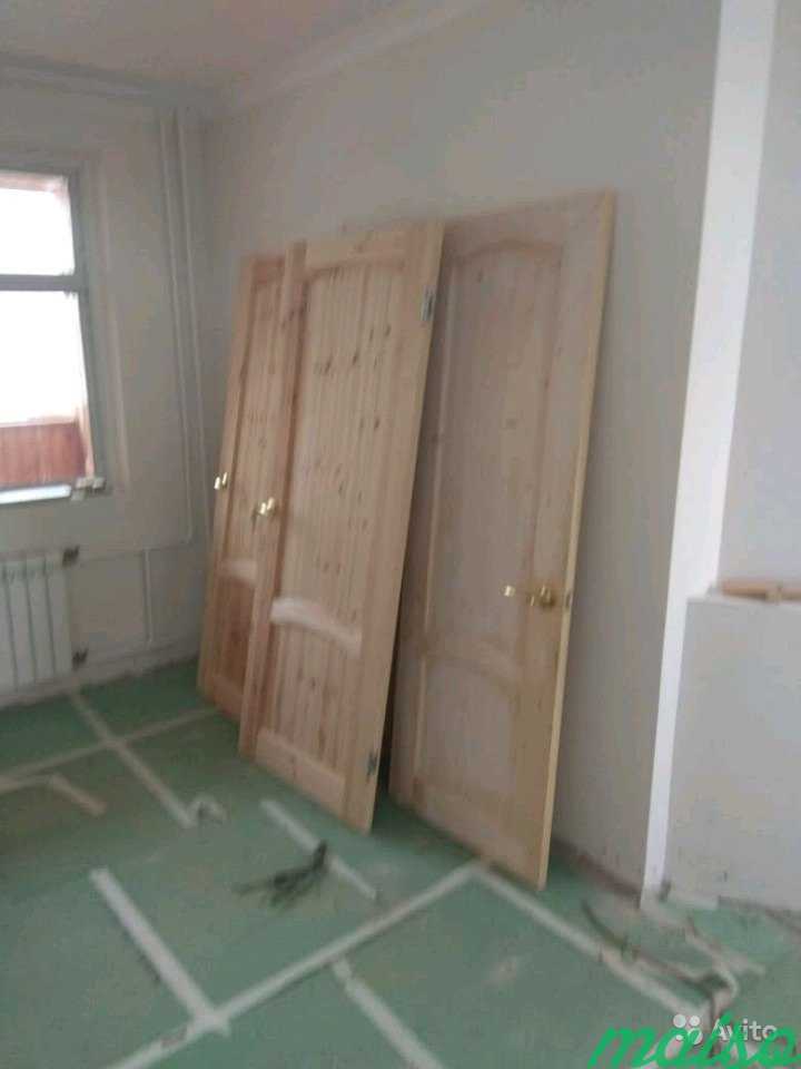 Межкомнатные двери (2 штуки) полотно 80(1 в Москве. Фото 1