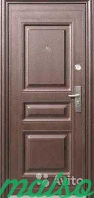 Металлическая дверь Кайзер k700-2 темно-коричневый в Москве. Фото 1
