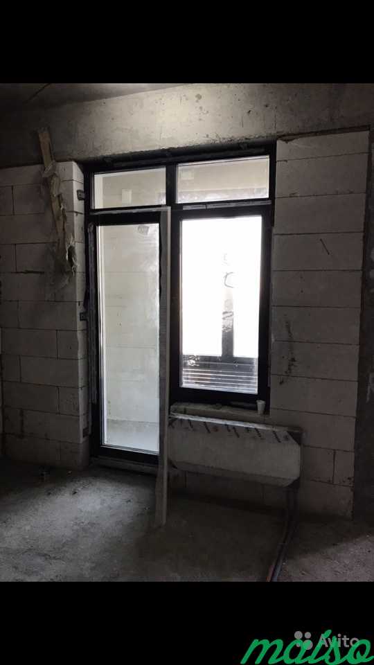 Алюминиевая дверь окно тёплое с двух камерным осте в Москве. Фото 4