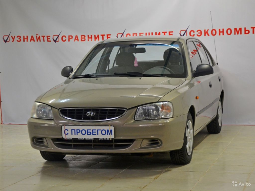 Hyundai Accent, 2004 в Москве. Фото 1