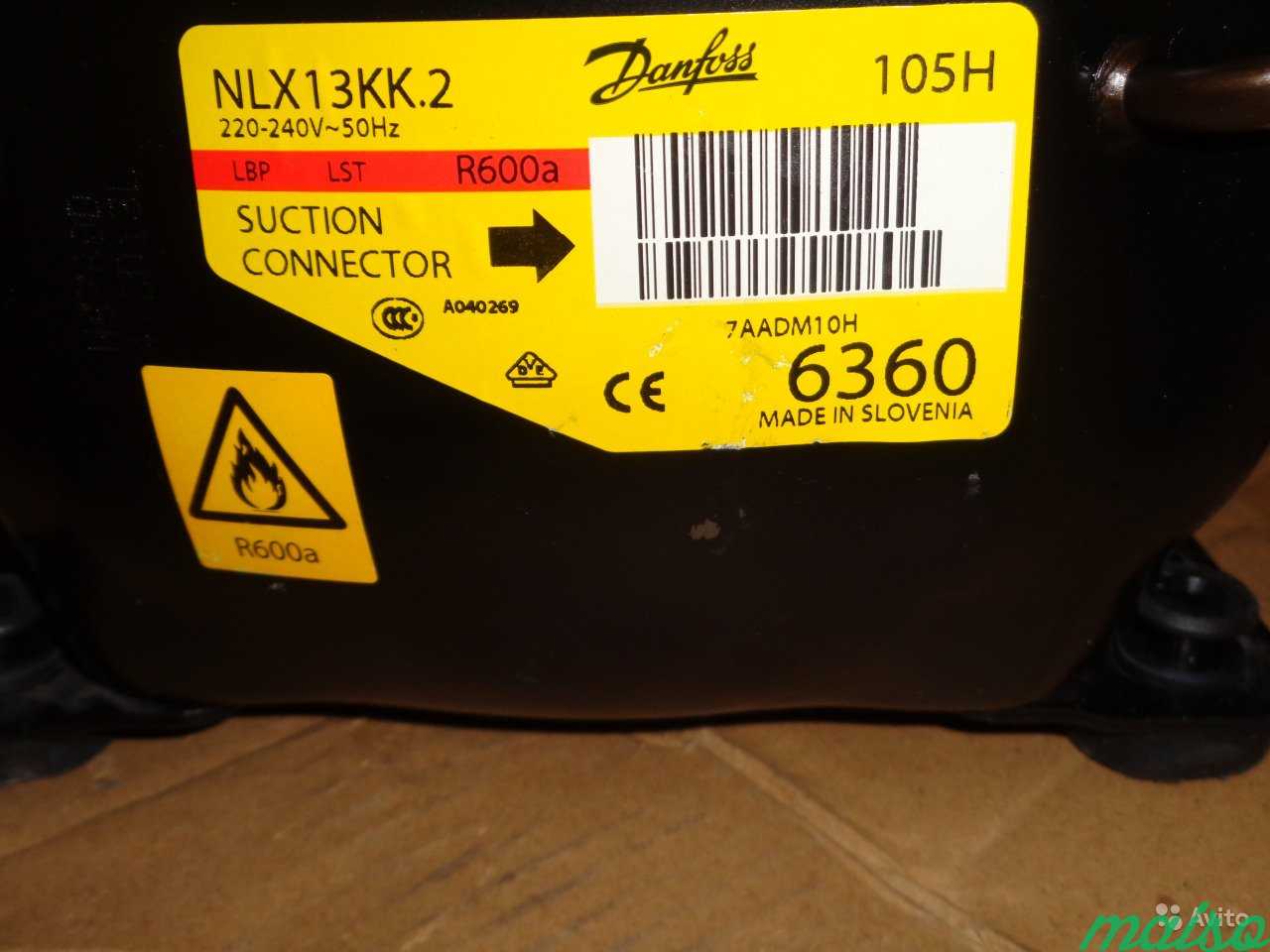 Компрессор в сборе danfoss NLX13KK.2 R600a в Москве. Фото 2