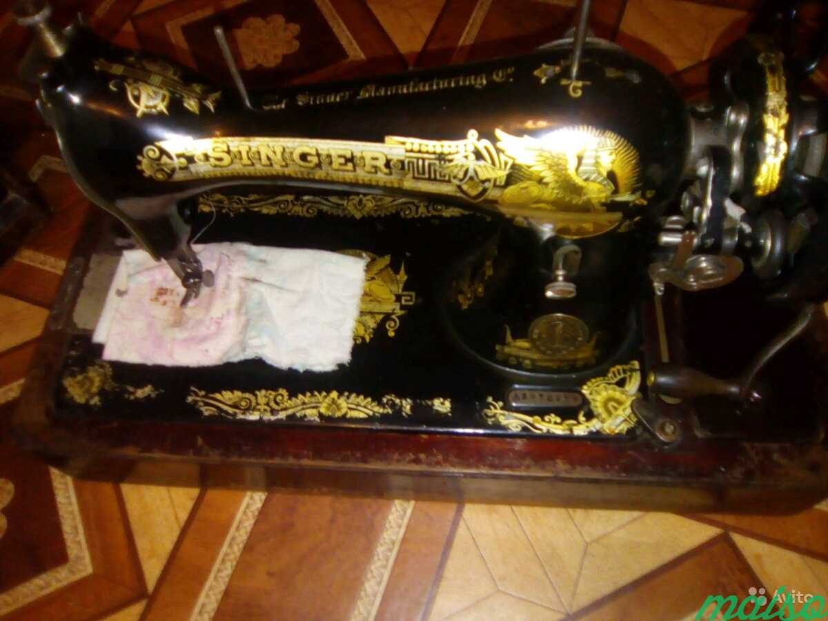 Швейная машинка зингер 1905г.в рабочем состоянии,т в Москве. Фото 1
