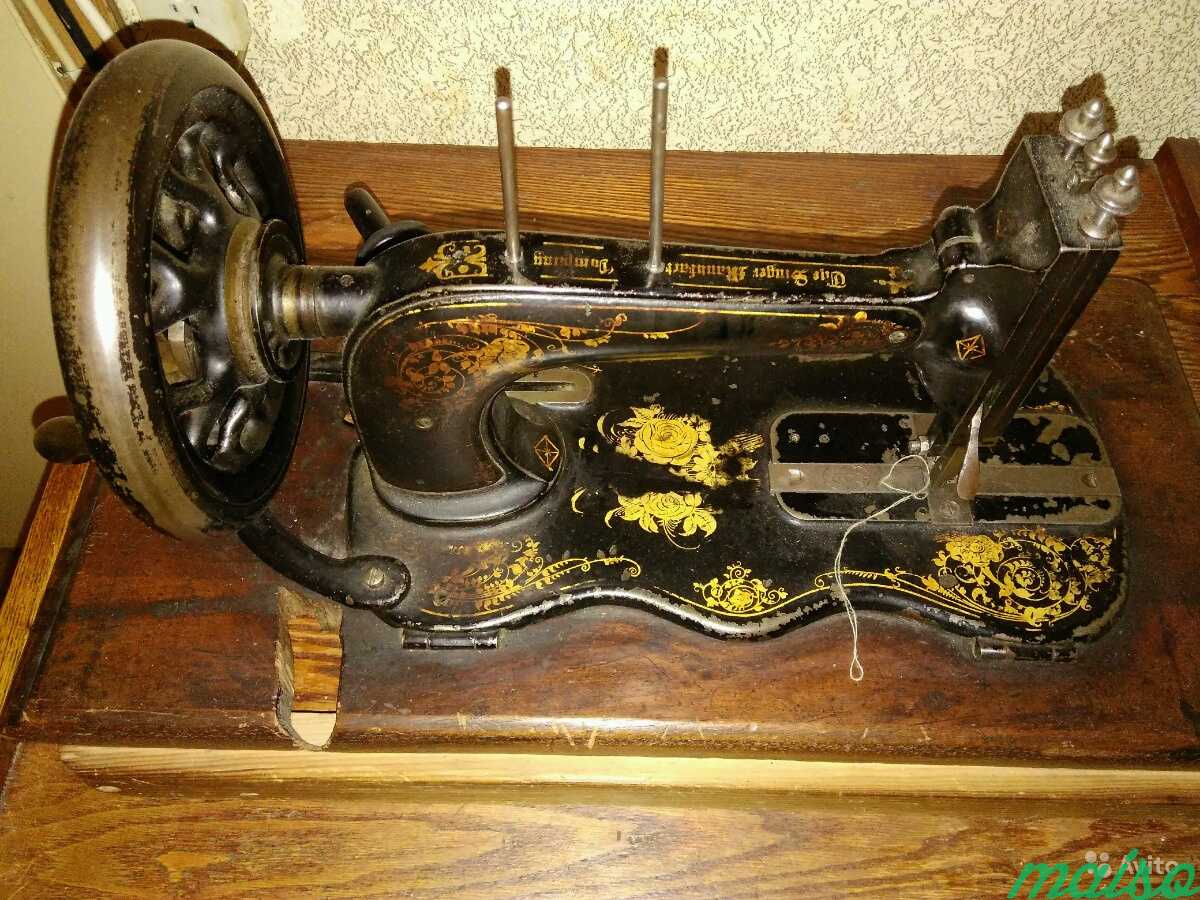 Зингер 1875 год ручная швейная машина в Москве. Фото 4