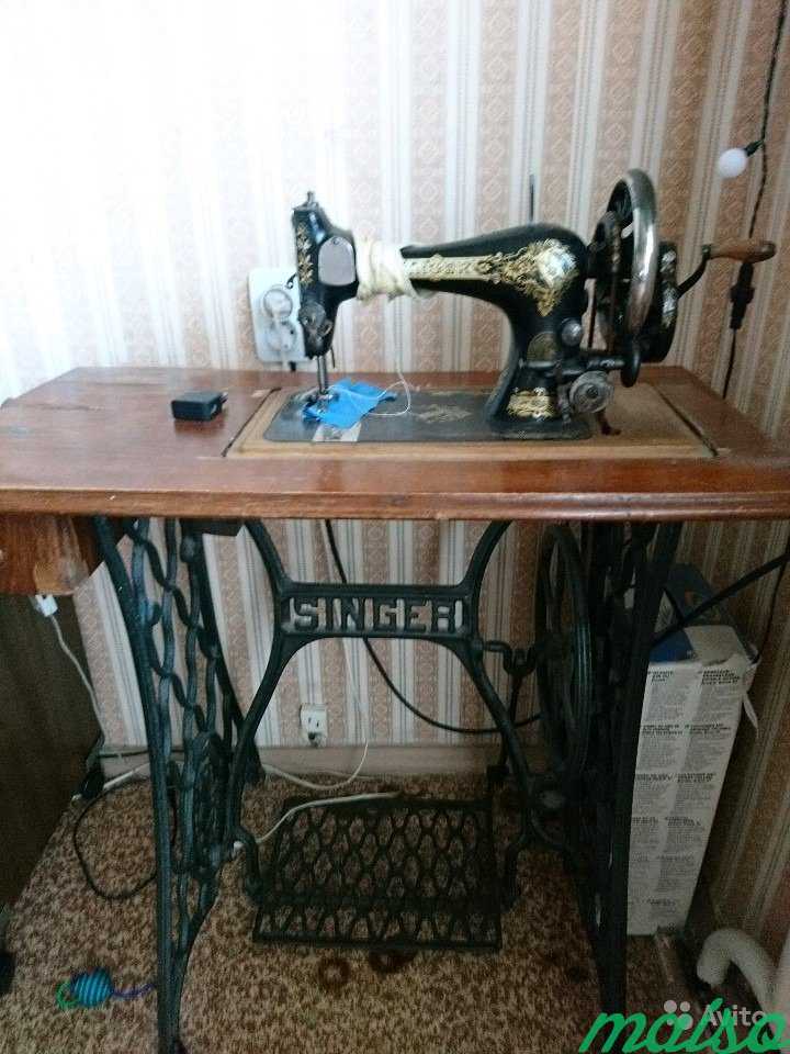 Продаётся старая швейная машинка Singer в Москве. Фото 1