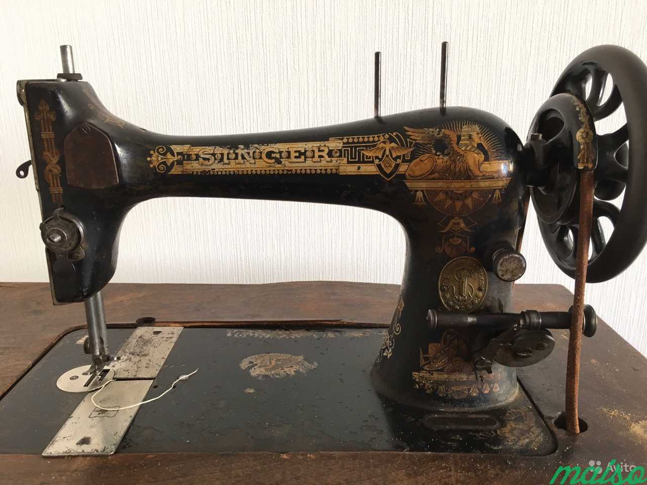 Швейная машинка Зингер 1900г в Москве. Фото 2